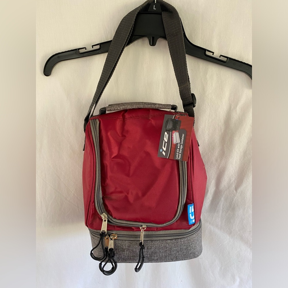 NWT ICE Lunch Kit with Food Storage Container nylon bag